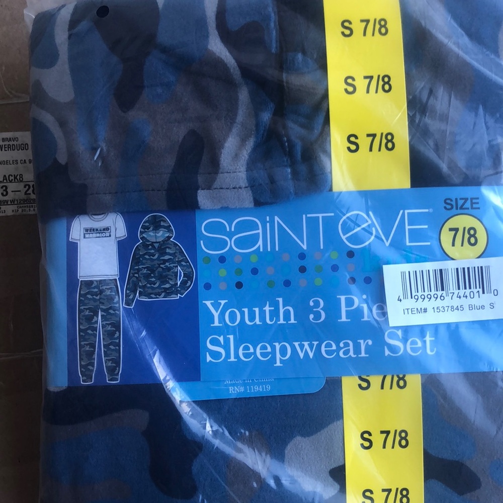 COPY - Saint eve Boys 3 pieces sleepwear set